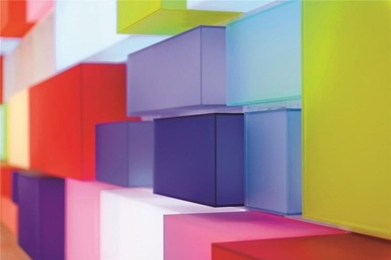 satın al 2mm 3mm Mated Frosted Acrylic Sheet With Rubber Edge Frosted Acrylic Plastik Yaprak online manufacture