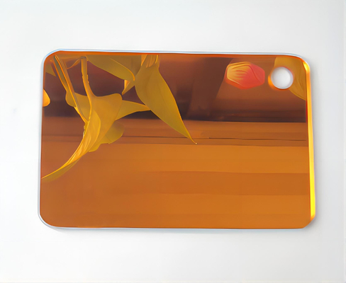 satın al 3mm 4x8 Rose Gold Silver Perspex Mirror PE Filmli Acrylic Yaprak online manufacture