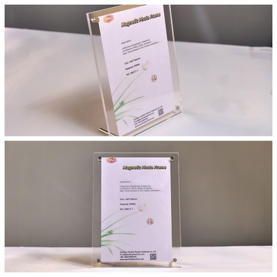 satın al A6 Stand Desk Fotoğraf Çerçeve ile Açık Akrilik Fotoğraf Çerçeve online manufacture