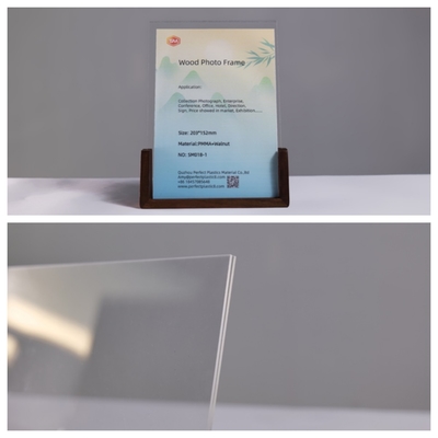 satın al Kişiselleştirilmiş Cam 2 Paket Akrilik Fotoğraf Çerçevesi Ahşap Temelli online manufacture