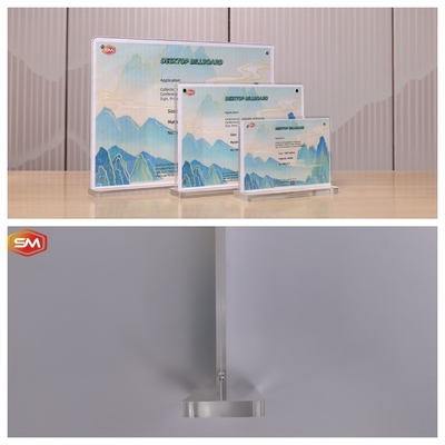 satın al Şeffaf Plexiglass A4 A5 Kağıt Standı Satılık Reklam Baskı Dekorasyonu online manufacture