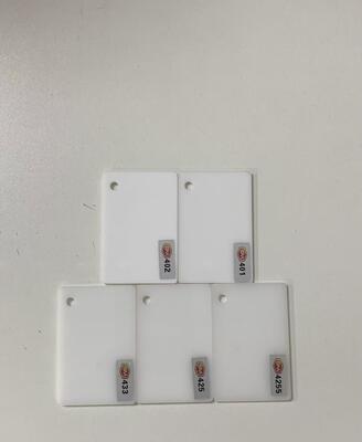 satın al Özel işaretleme için 20 mm kalınlığında beyaz apaçık dökme akrilik levha sağlam panel online manufacture