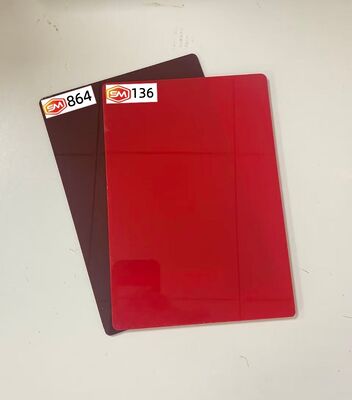 satın al Rich Russet Cast Acrylic Sheet 18mm Thick Panel for Store Display Construction online manufacture