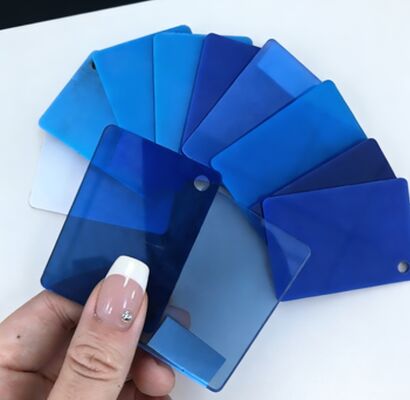 satın al Akvaryum tankı ve deniz suyu kullanımı için 20 mm'lik aşınmaya dayanıklı mavi akrilik levha online manufacture