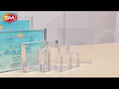 Özel boyutlu Şeffaf Çift Yanlı Düz Akrilik Fotoğraf Çerçeve Serisi