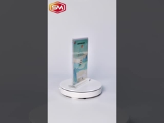 T şeklinde yuvarlak köşe manyetik akrilik tabela tutucusu