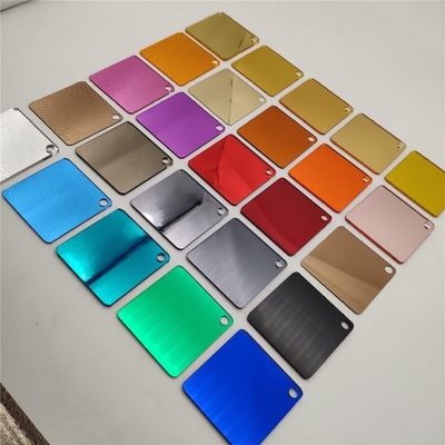 Dayanıklı ve çok yönlü Çift taraflı 1 mm PMMA Plexiglass Bronz Ayna Akrilik Yaprak