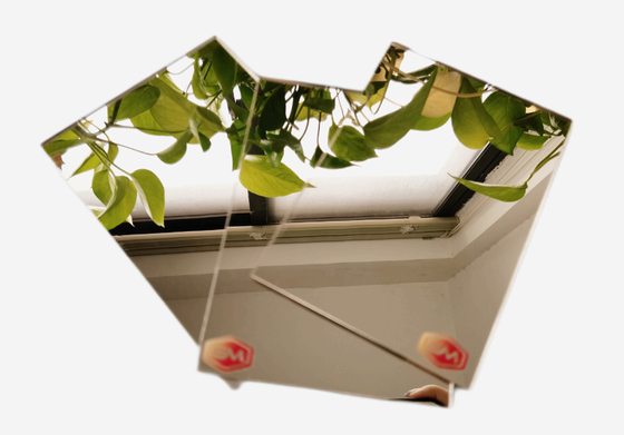 Dayanıklı Gümüş Akrilik Plastik Ayna Yaprak 1220x1830mm 1.8-30mm Kalınlığı Reklam İşareti İçin