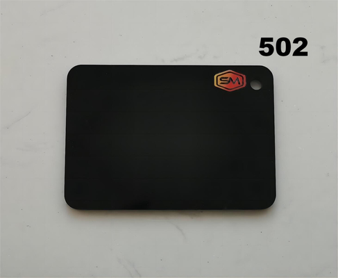 3mm 5mm 6mm Parlak Siyah Akrilik Yaprak İşaret Reklamı