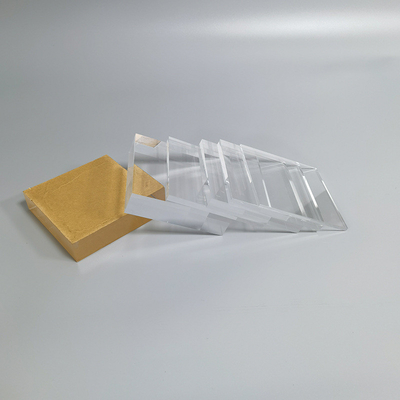 Tabela için açık akrilik levha 6mm dökme plastik tahta ölçüsüne kesilmiş şeffaf