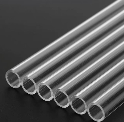 Özel Boyutlu Renkli Açık Akrilik Boru 5 mm'den 200 mm'ye kadar Katı Açık Akrilik Çubuk