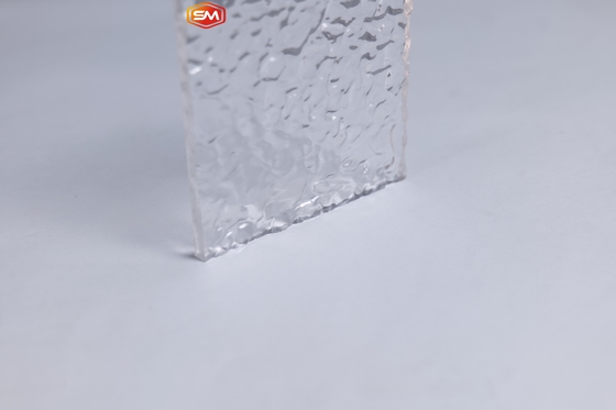 İyi Kalite 2mm 3mm Çatlak Dondurucu Parlaklık Teksturlu Akrilik Yaprak Perspex