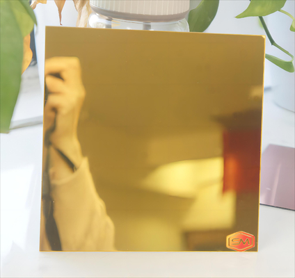OEM Özel Hizmet Perspex ayna levhası Dekorasyon malzemesi için ısıya dayanıklı kesilebilir ayna levhaları