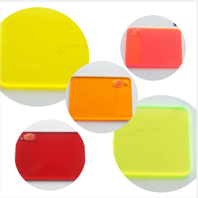 Plexiglass Rengi Parlak Pastel Akrilik Yaprak 5mm Kalınlık / 5mm dökme akrilik yaprak