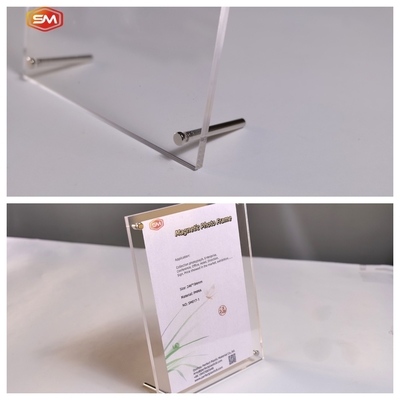 Metal Dcrews Akrilik Fotoğraf Çerçeve Resim Ekranı Stand Özel Masaüstü